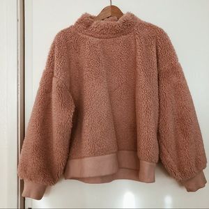 Pink Fur Gap Sweater/Pullover